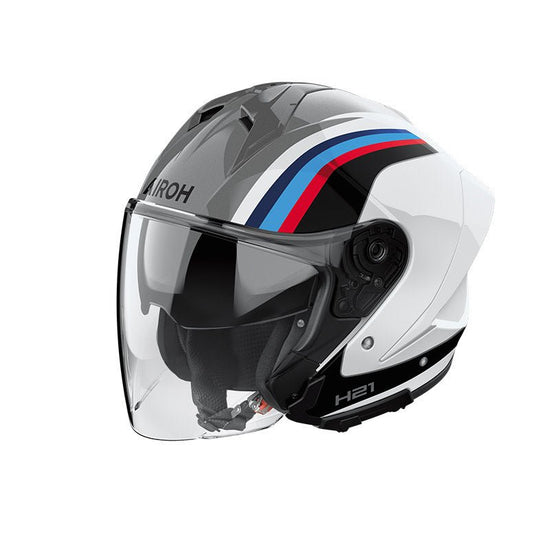 Casco Airoh H21 Arrow lucido - Moto Adventure