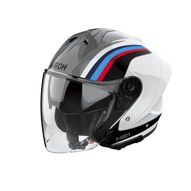 Casco Airoh H21 Arrow lucido - Moto Adventure