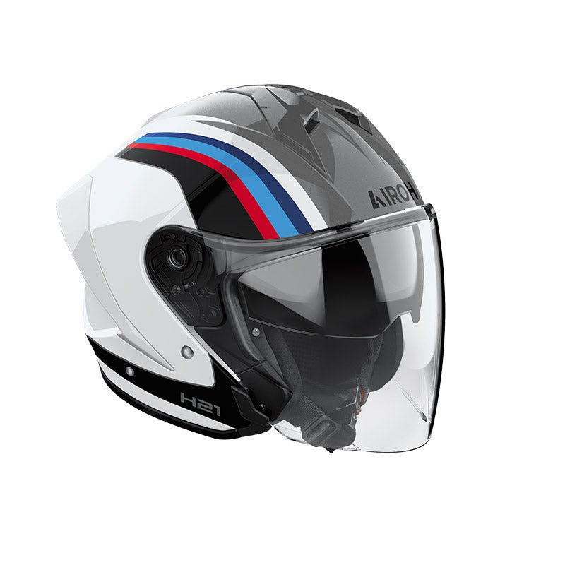Casco Airoh H21 Arrow lucido - Moto Adventure