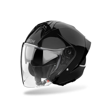 Casco Airoh H21 Color Black Gloss - Moto Adventure