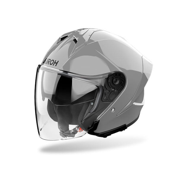 Casco Airoh H21 Color Concrete Grey Gloss - Moto Adventure