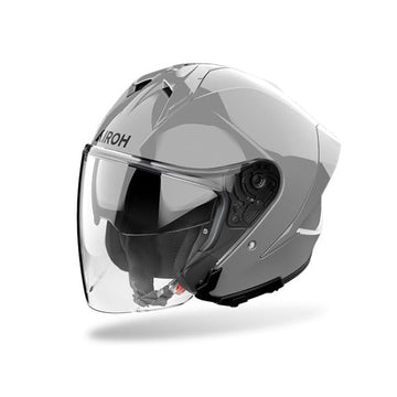 Casco Airoh H21 Color Concrete Grey Gloss - Moto Adventure