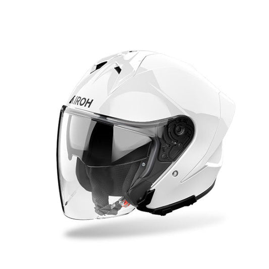 Casco Airoh H21 Color White Gloss - Moto Adventure