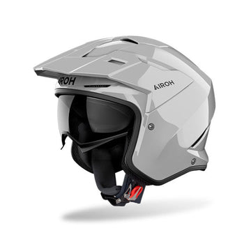 Casco Airoh Kombakt Color Concrete Grey Gloss - Moto Adventure