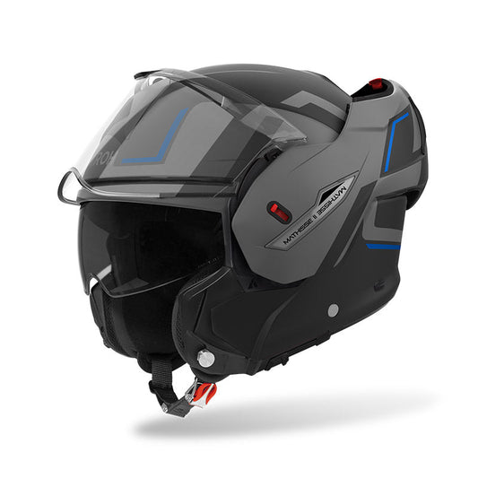 Casco Airoh Mathisse 2 Genius Blue Matt - Moto Adventure