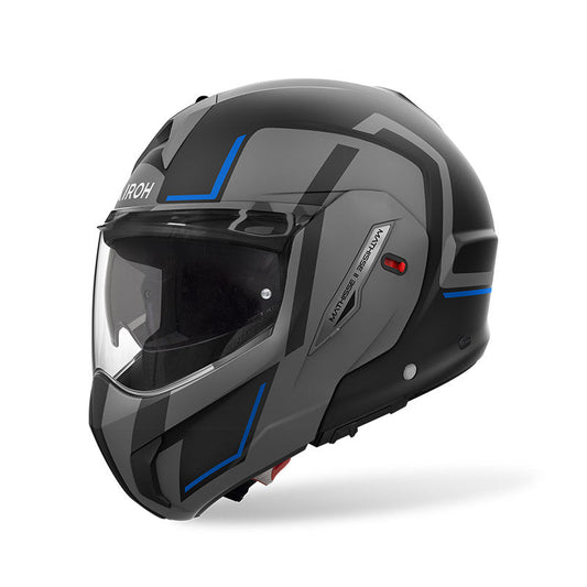 Casco Airoh Mathisse 2 Genius Blue Matt - Moto Adventure