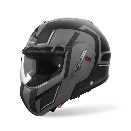 Casco Airoh Mathisse 2 Genius Grey Matt - Moto Adventure