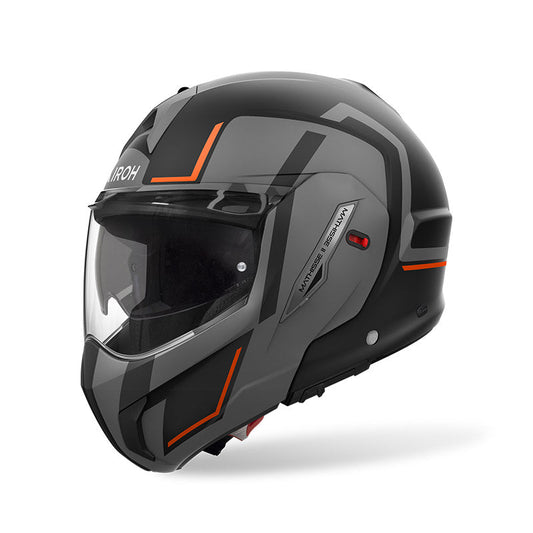 Casco Airoh Mathisse 2 Genius Orange Matt - Moto Adventure