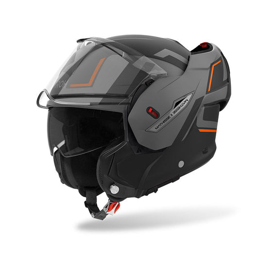 Casco Airoh Mathisse 2 Genius Orange Matt - Moto Adventure