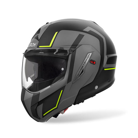 Casco Airoh Mathisse 2 Genius Yellow Matt - Moto Adventure