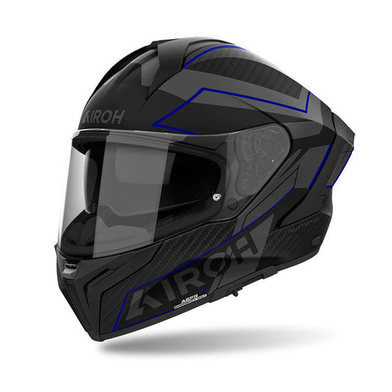Casco Airoh Matryx Sentinel Blue Matt - Moto Adventure