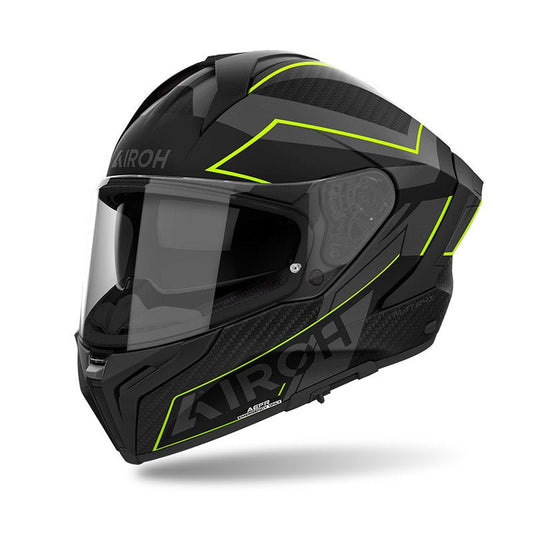 Casco Airoh Matryx Sentinel Yellow Matt - Moto Adventure