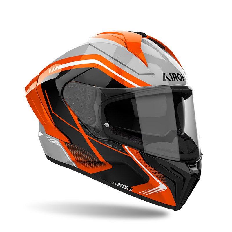 Casco Airoh Matryx Wide Orange Gloss - Moto Adventure