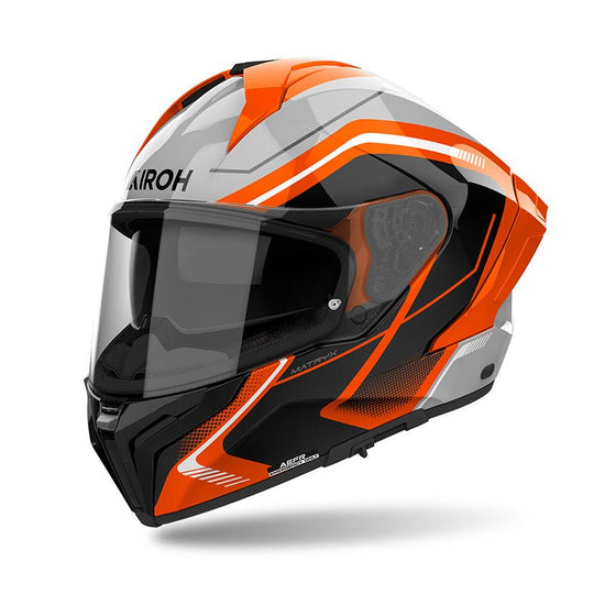 Casco Airoh Matryx Wide Orange Gloss - Moto Adventure