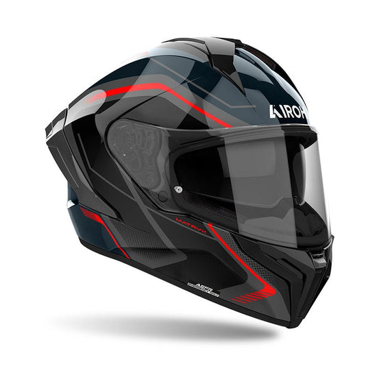 Casco Airoh Matryx Wide Red Gloss - Moto Adventure