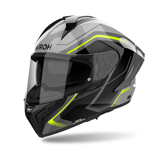 Casco Airoh Matryx Wide Yellow Gloss - Moto Adventure