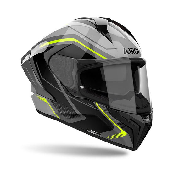 Casco Airoh Matryx Wide Yellow Gloss - Moto Adventure