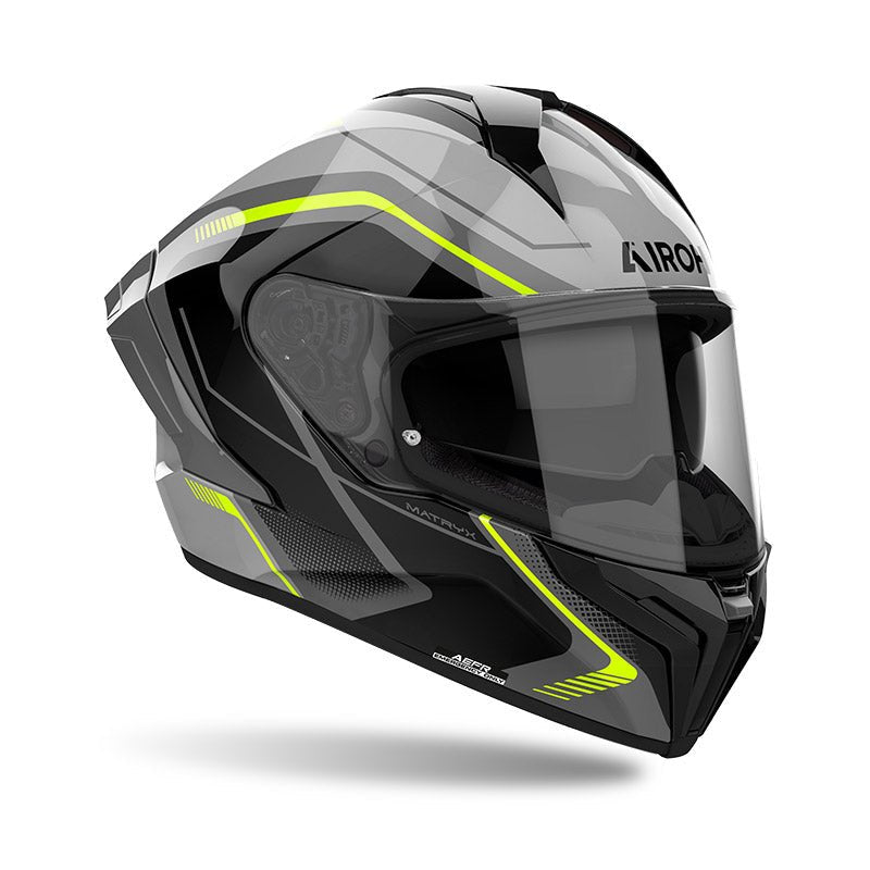 Casco Airoh Matryx Wide Yellow Gloss - Moto Adventure