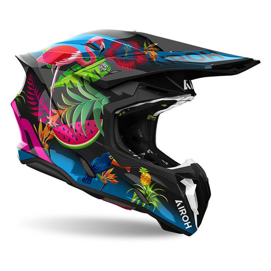 Casco Airoh Twist 3 Amazonia lucido - Moto Adventure