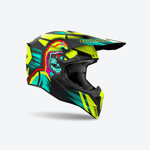 Casco Airoh Wraaap Cyber - Moto Adventure