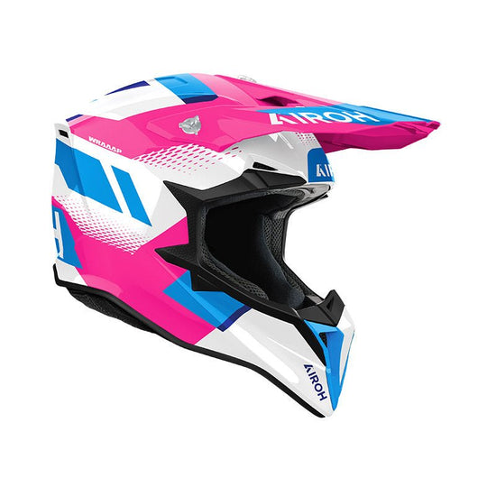 Casco Airoh Wraaap Vision Pink Gloss - Moto Adventure