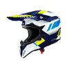 Casco Airoh Wraaap Vision Yellow/Blue Gloss - Moto Adventure