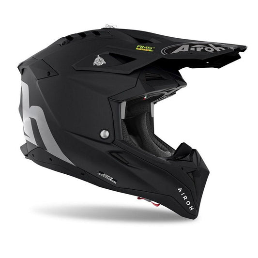 Casco cross Airoh Aviator 3 Color Black Matt - Moto Adventure