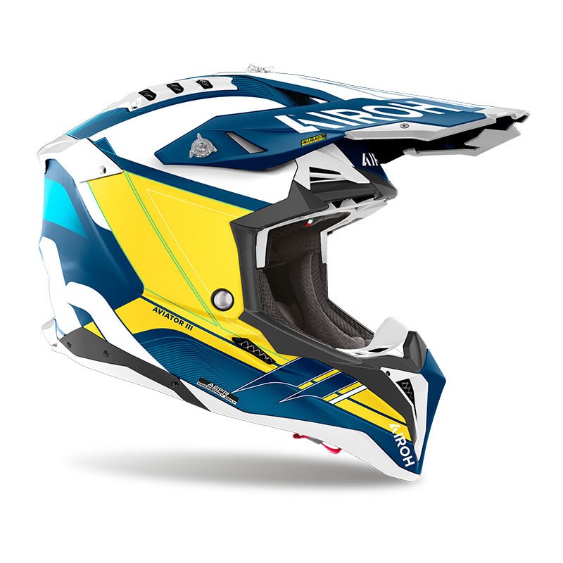 Casco cross enduro Airoh Aviator 3 Saber - Moto Adventure