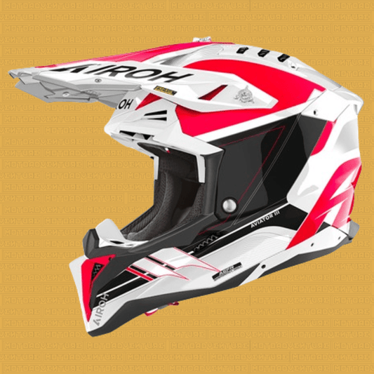 Casco cross enduro Airoh Aviator 3 Saber - Moto Adventure