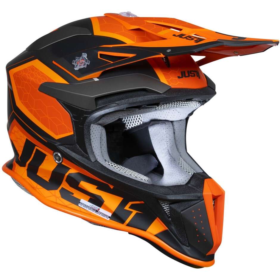Casco Cross Enduro Just1 J18 HEXA - Moto Adventure
