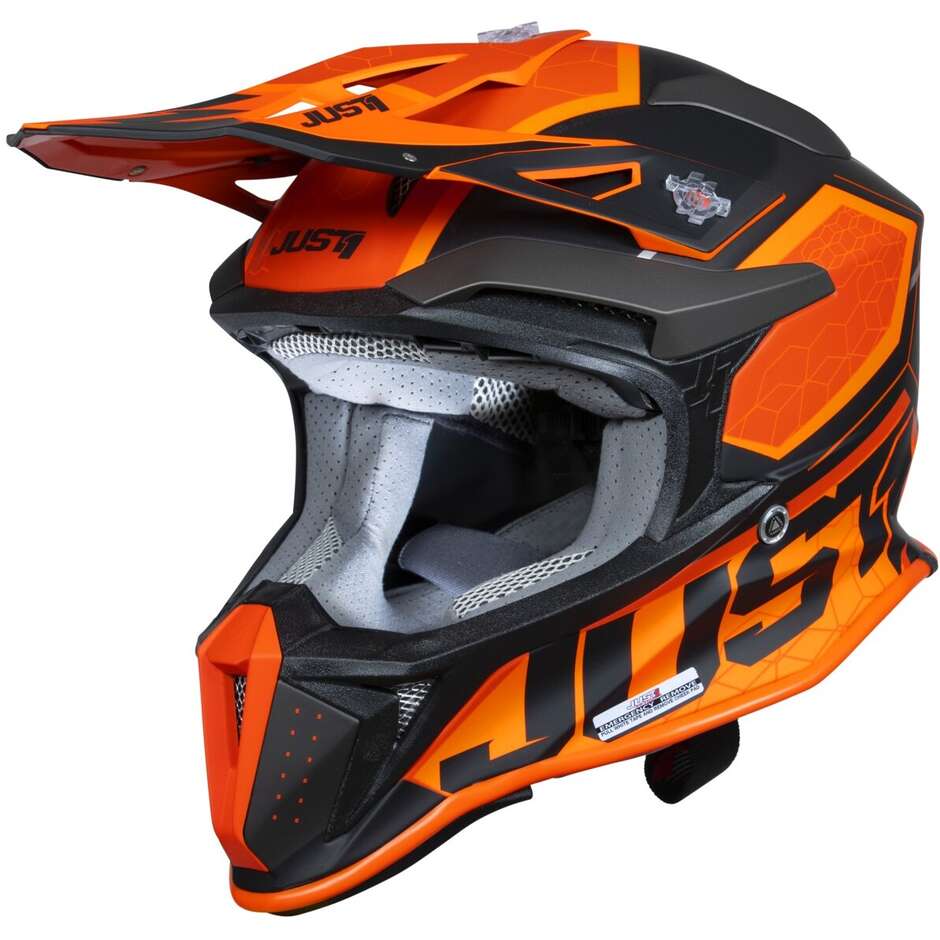 Casco Cross Enduro Just1 J18 HEXA - Moto Adventure