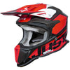 Casco cross enduro Just1 J18 Hexa rosso nero - Moto Adventure