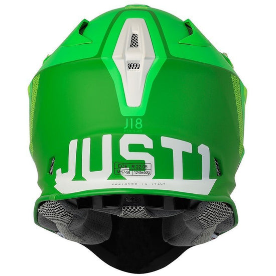 Casco cross enduro Just1 J18 Mips Pulsar verde lime - Moto Adventure