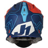 Casco cross enduro Just1 J18 Mips Vertigo arancio blu - Moto Adventure