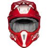 Casco cross Just1 J18 Mips Pulsar in fibra bianco rosso opaco - Moto Adventure
