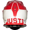 Casco cross Just1 J18 Mips Pulsar in fibra bianco rosso opaco - Moto Adventure