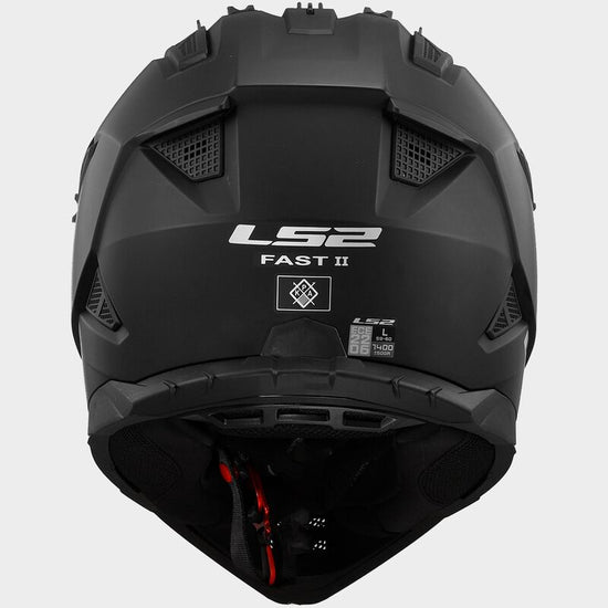 Casco cross LS2 MX708 Fast II nero opaco - Moto Adventure