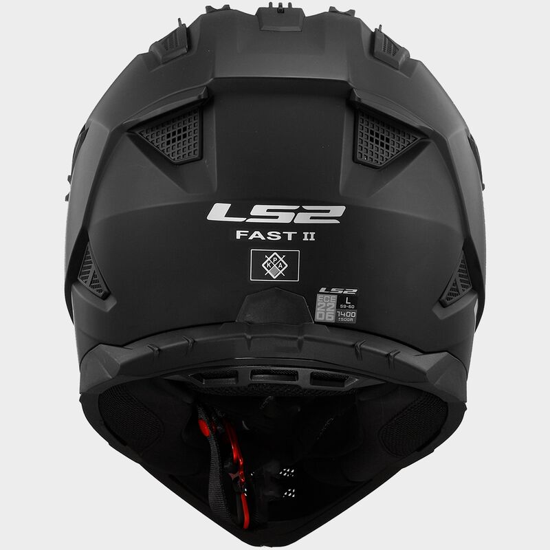 Casco cross LS2 MX708 Fast II nero opaco - Moto Adventure