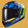Casco integrale LS2 FF805 THUNDER Carbon ECE2206 Gas giallo blu - Moto Adventure