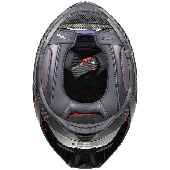 Casco integrale LS2 FF807 Dragon Carbon Nero opaco - Moto Adventure