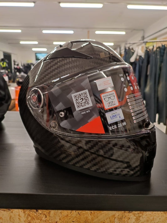 Casco integrale LS2 FF811 VECTOR II Carbonio ECE2206 Solid Carbon lucido - Moto Adventure