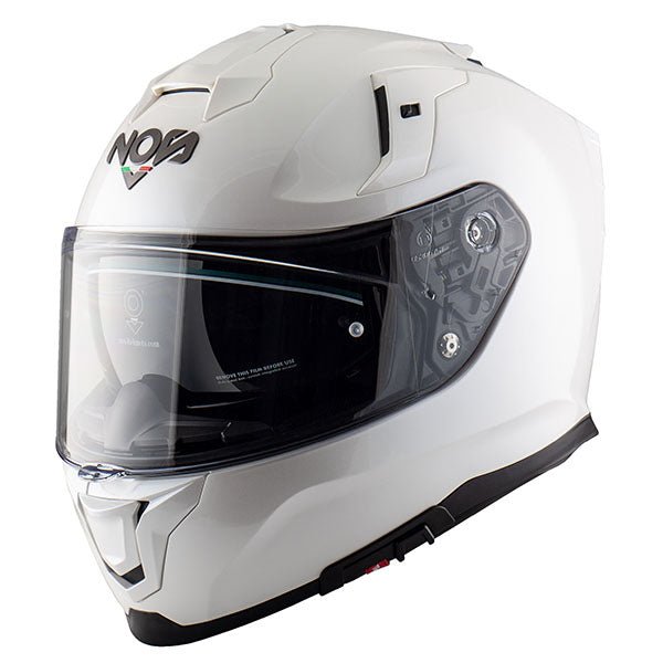Casco integrale NOS NS - 10 Bianco - Moto Adventure