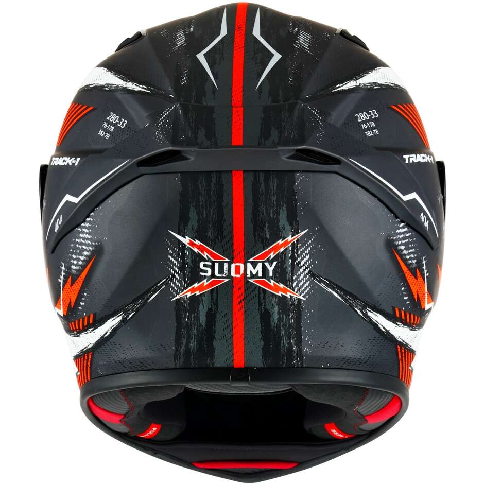 Casco Integrale Suomy TRACK - 1 404 Opaco Antracite - Moto Adventure