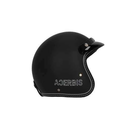 Casco Jet Custom Acerbis Skodela nero opaco - Moto Adventure