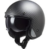 Casco jet LS2 OF601 BOB in carbonio Carbon