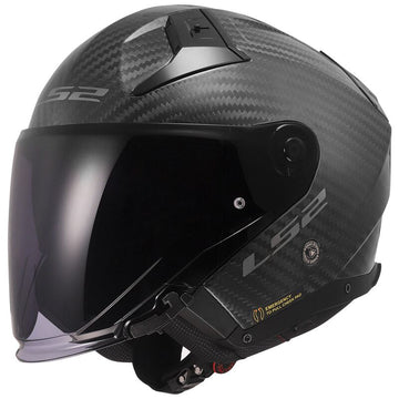 Casco jet LS2 Infinity 2 OF603 Carbon - Moto Adventure