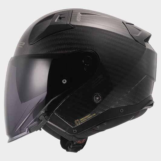 Casco jet LS2 Infinity 2 OF603 Carbon - Moto Adventure