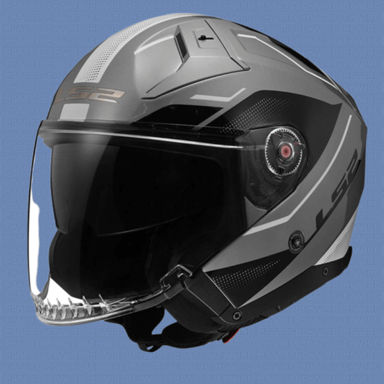Casco jet LS2 Infinity 2 OF603 in fibra 2206 - Moto Adventure