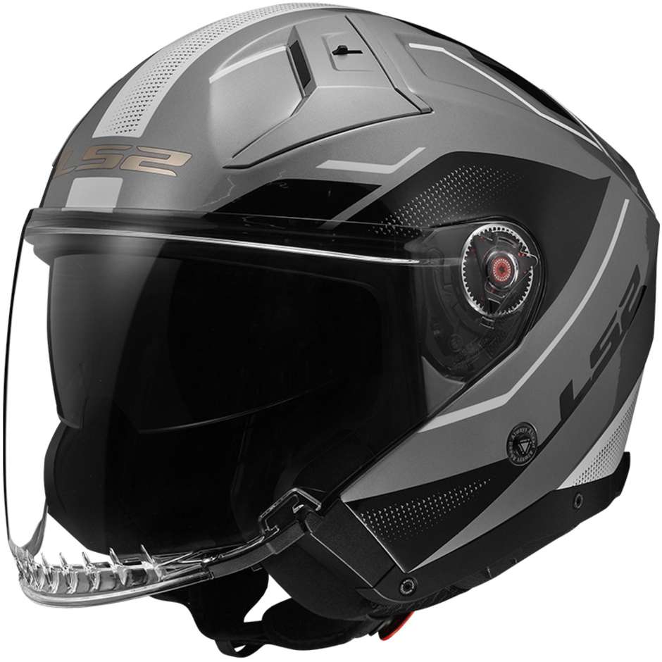 Casco jet LS2 Infinity 2 OF603 in fibra 2206 - Moto Adventure