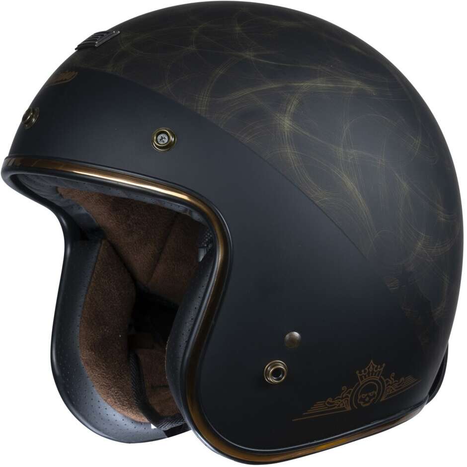 Casco jet vintage origine Primo rocker bronze - Moto Adventure